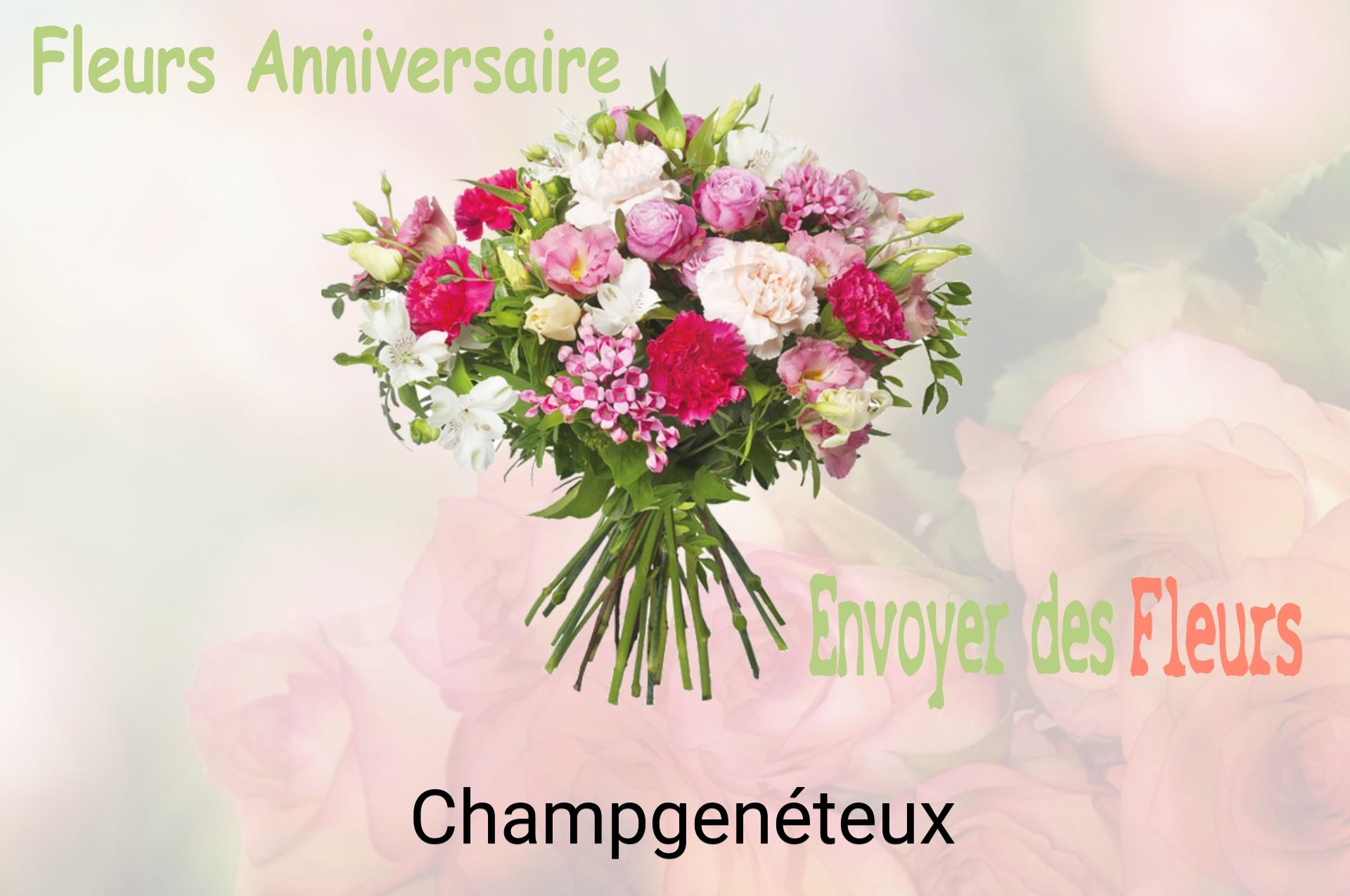 Bouquet de fleurs d’anniversaire livré à Champgenéteux